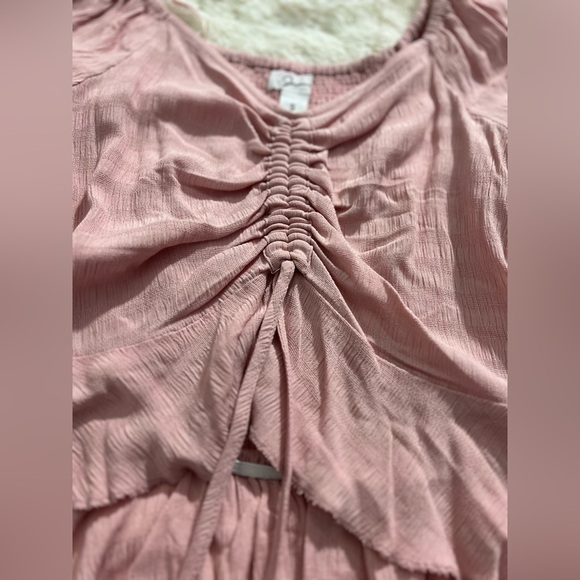 Brand: Japna.  cropped pink blouse. Small. New with tags - Picture 10 of 10